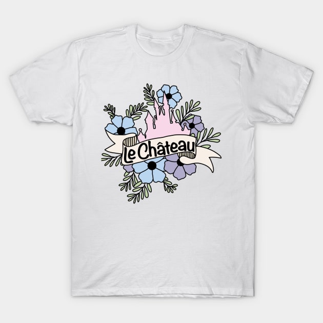 Le château castle tattoo T-Shirt by Walt crystals